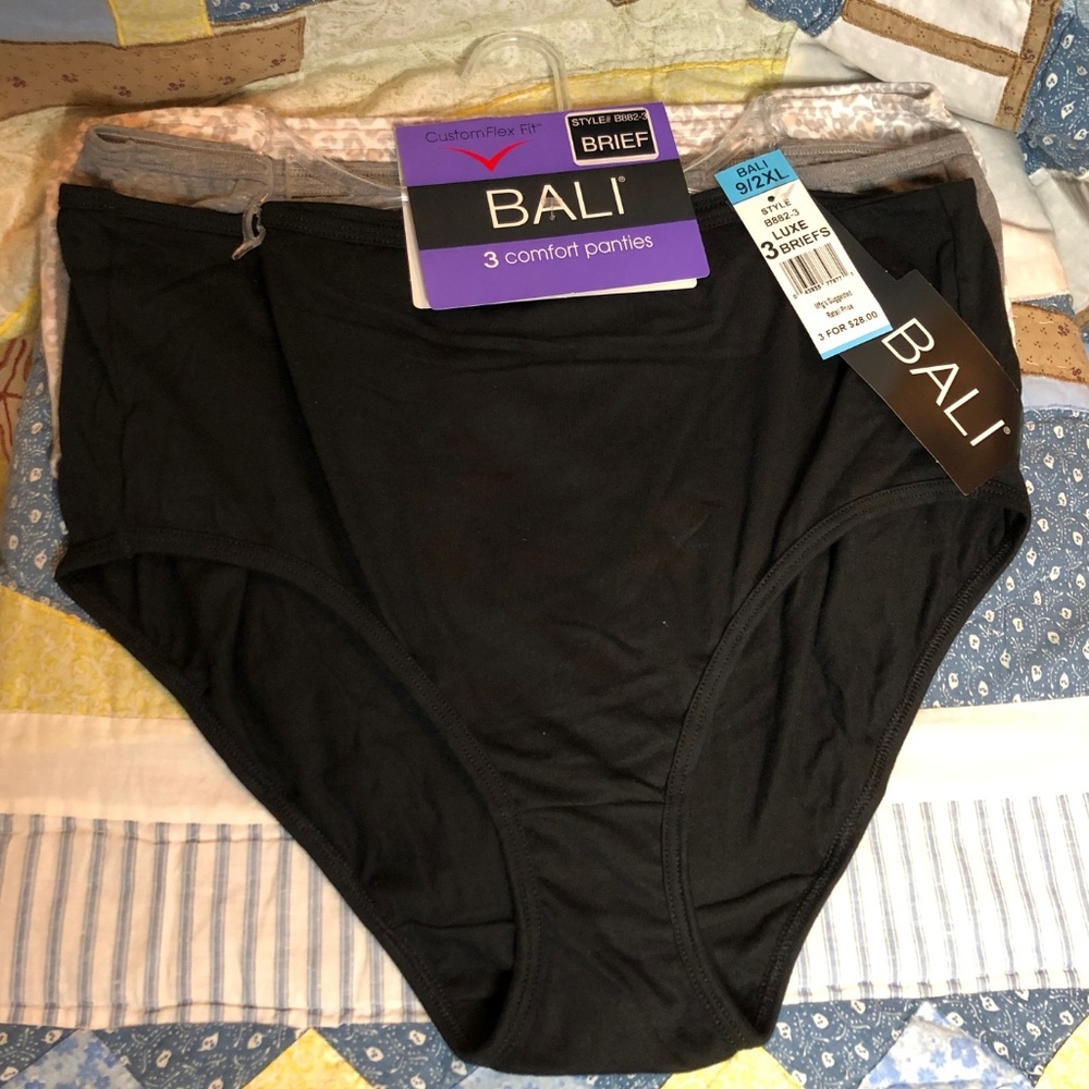 3 Beautiful Sz 9 Bali Panties!  NWT!